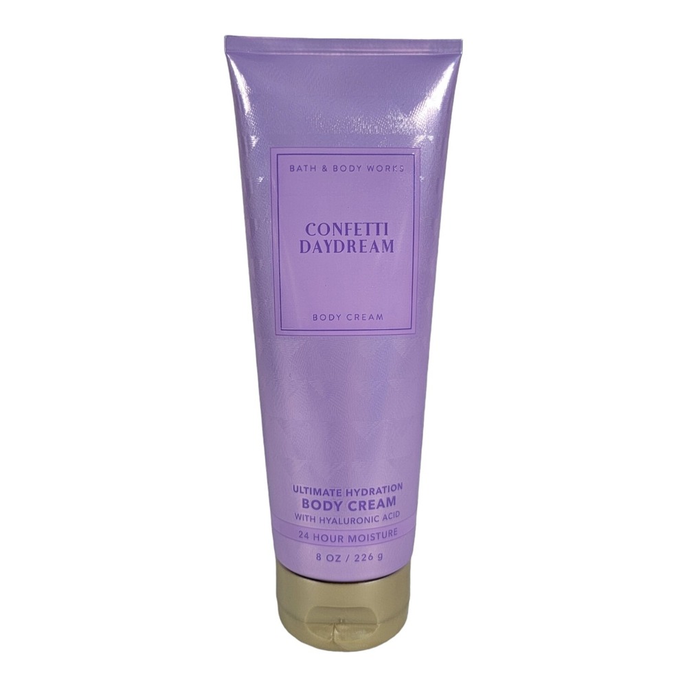 BATH & BODY WORKS CONFETTI DAYDREAM ULTIMATE HYDRATION BODY CREAM LOTION 8 OZ
